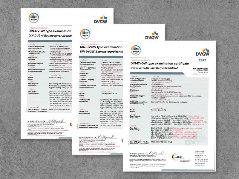 德國法茲通過DVGW認(rèn)證 德國法茲通過DVGW認(rèn)證