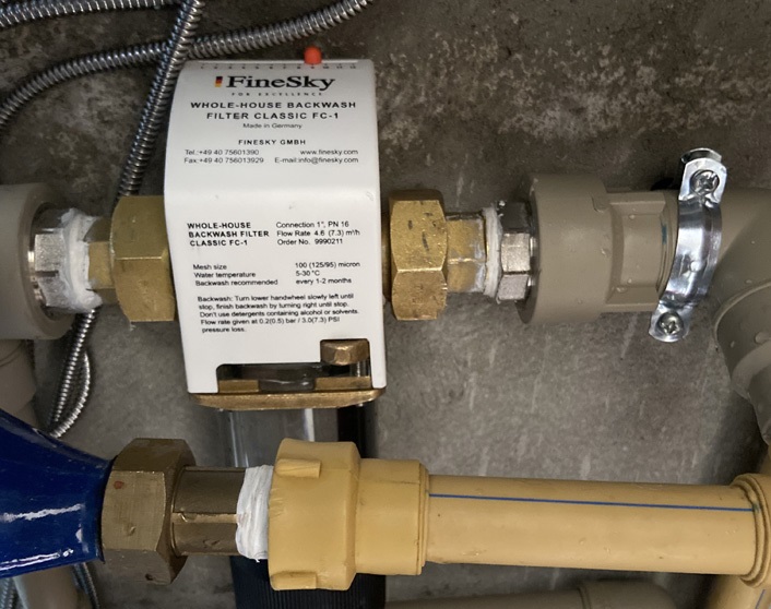 前置過(guò)濾器_管線機(jī)上門安裝_深圳竹子林小區(qū)案例