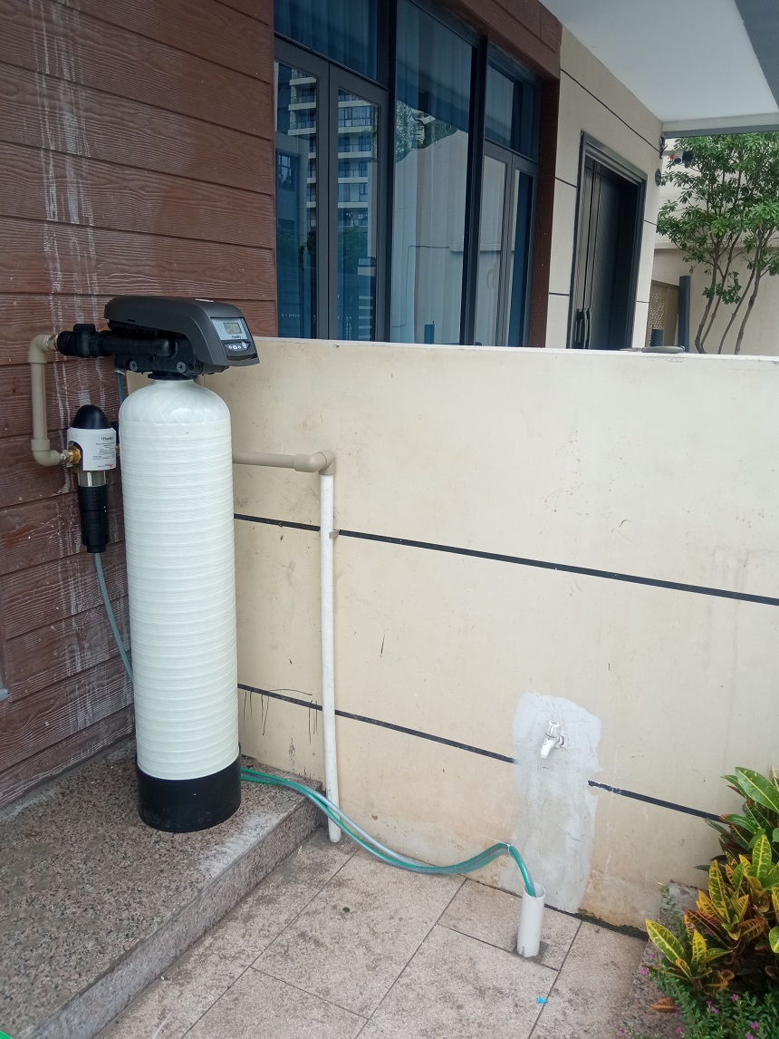 惠州碧桂園客戶安裝 前置過濾器+中央凈水器案例(圖2) 惠州碧桂園客戶安裝 前置過濾器+中央凈水器案例(圖2)